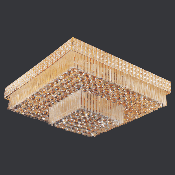 Đèn mâm áp trần pha lê hình vuông - HF9926/800