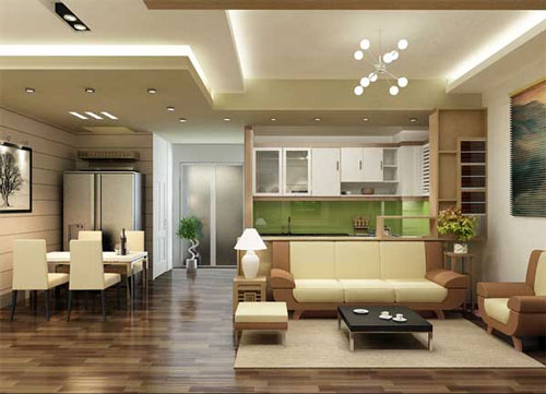 Đèn chùm cho phòng khách căn hộ chung cư